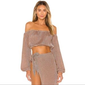 Lovers and Friends Nayelli Top Gold - Size S